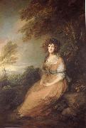 Thomas Gainsborough Mrs. Richard Brinsley Sheridan painting